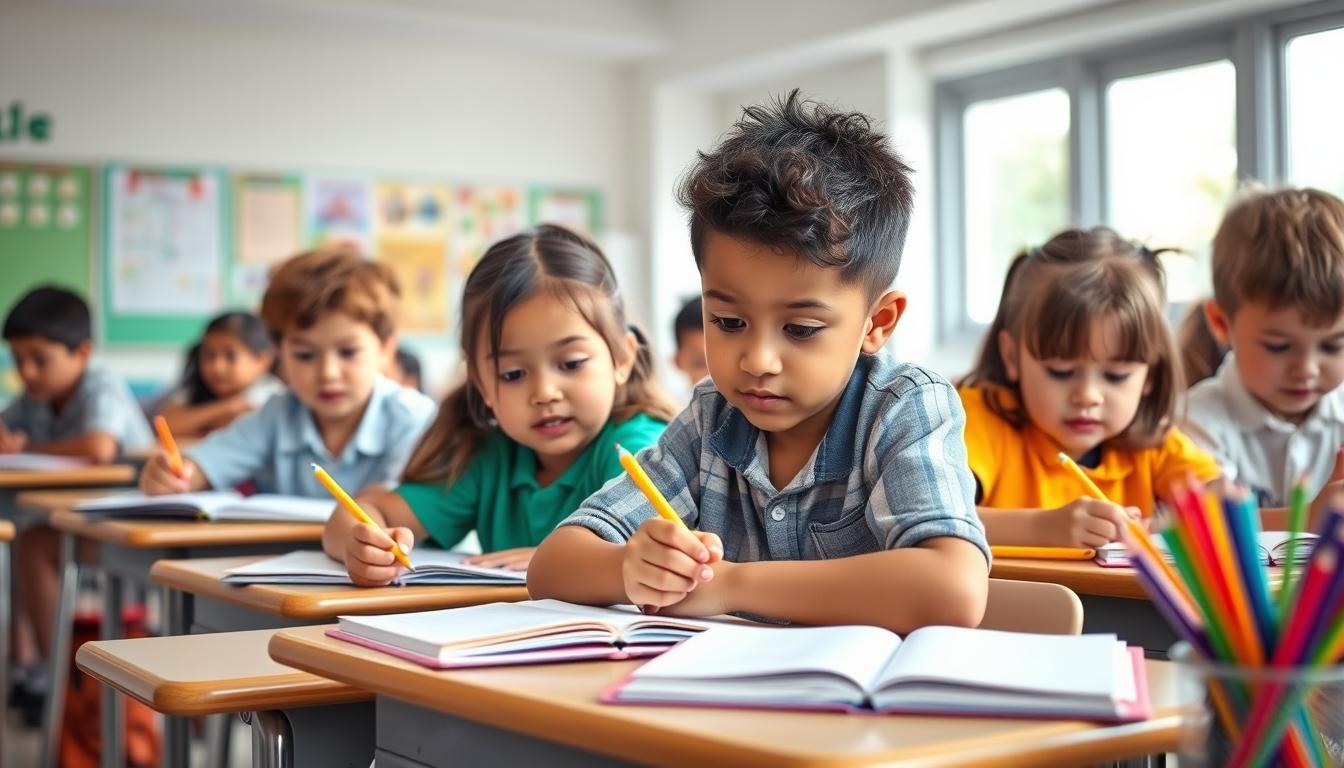 Students working in research laboratory
