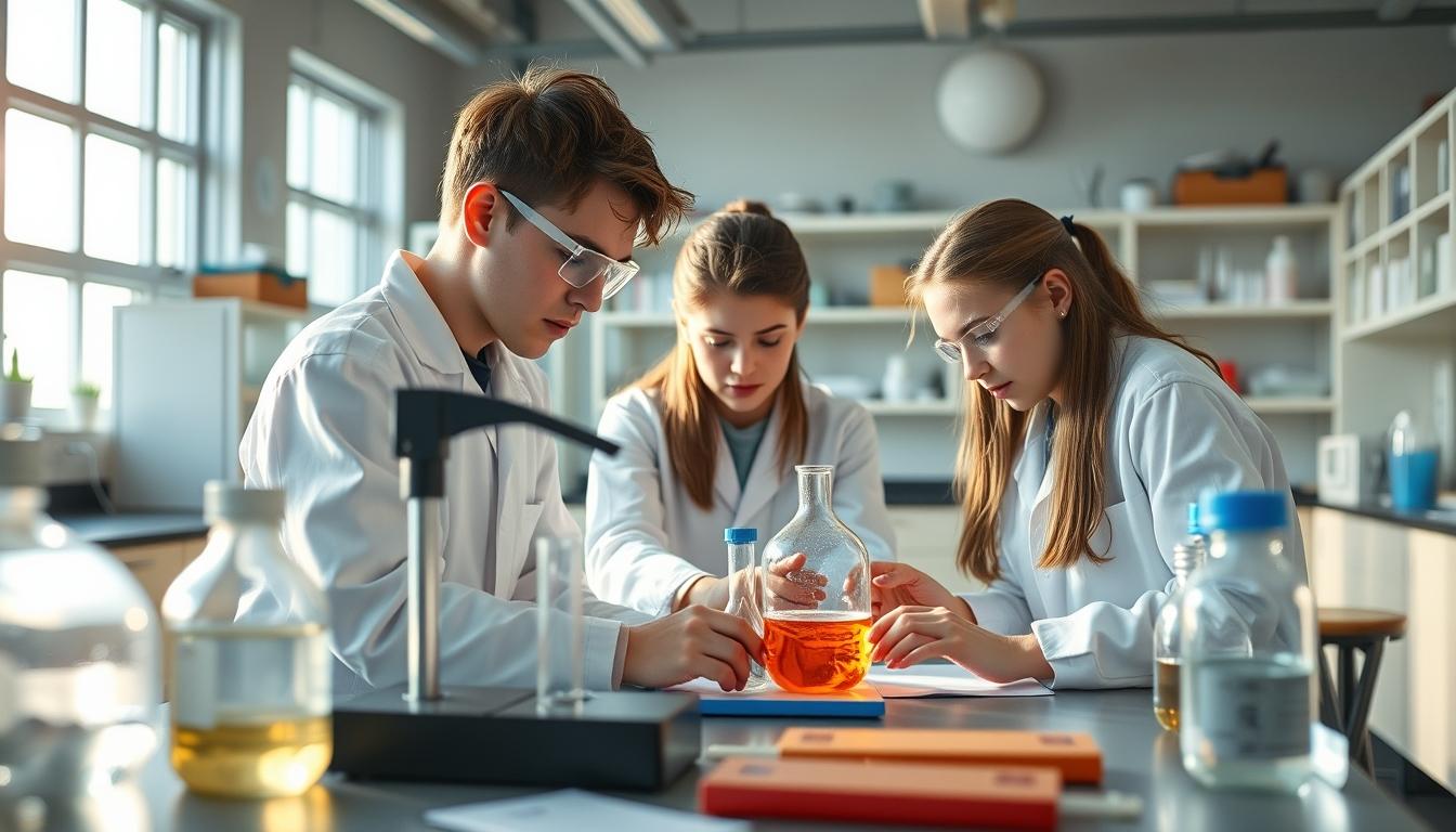 Structured study materials and learning resources on a desk